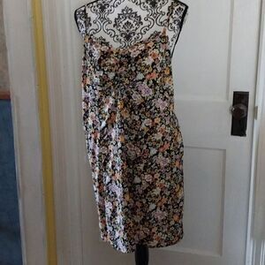 NWT  Wild Fable Women's Spaghetti Straps Fit & Flare  Floral Dress XL